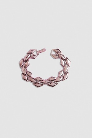Patrizia Pepe Bracelet With Personalized Links And Micro Fly Rosa | 1748-LQHVO