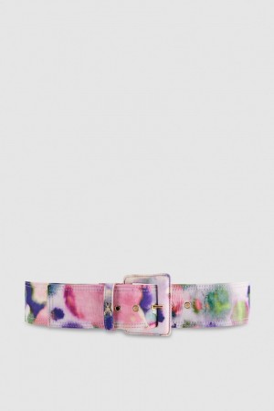 Patrizia Pepe Chiffon High-waist Belt Multicoloridas | 9284-FMKIR