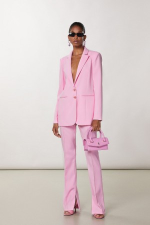 Patrizia Pepe Crepe Blazer Jacket Rosa | 9435-VTWAK