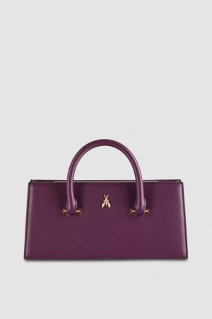Patrizia Pepe Fly Bamby Leather Roxo | 8591-UBWMC