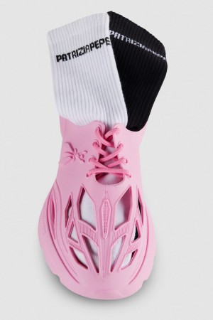 Patrizia Pepe Gummy Pepe Sneakers Rosa | 3067-GWCSR