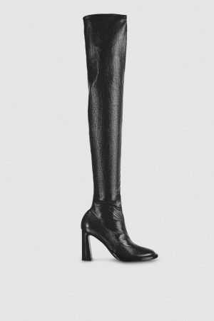 Patrizia Pepe Heeled Boots Pretas | 9584-WVTHG