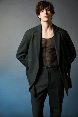 Patrizia Pepe Lined Double-breasted Coat Verdes | 2173-TYLJG