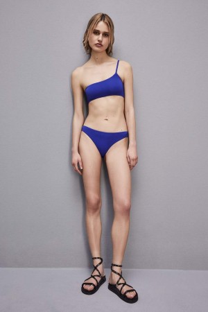 Patrizia Pepe Low-rise Bikini Bottoms Luz Azuis | 2503-WZLUY
