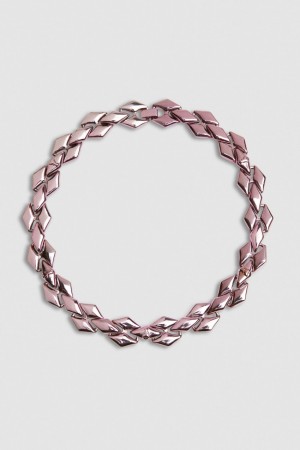 Patrizia Pepe Necklace With Personalized Links And Micro Fly Rosa | 3725-MFXSC