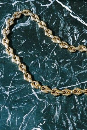 Patrizia Pepe New Chain Brass Belt Douradas | 1269-VMIOY