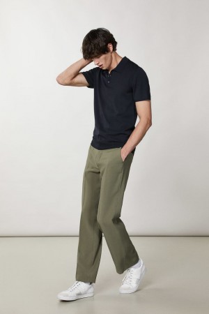 Patrizia Pepe Short-sleeved Polo Shirt Azuis | 6918-XFZIR