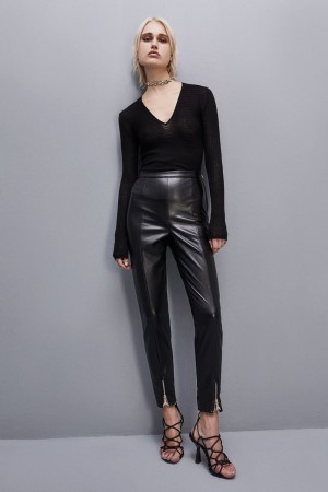 Patrizia Pepe Super Light Wool Sweater Pretas | 8691-XPINB